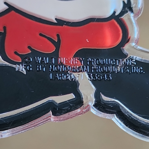 Walt Disney Supply Productions Vintage Plastic Mickey Mouse Christmas or… - Picture 5 of 5